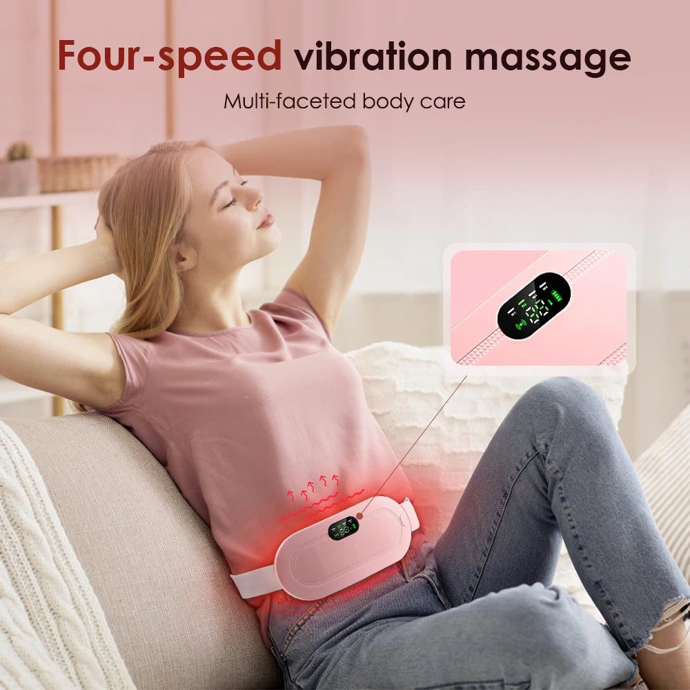 Period Cramp Relief Massager & Heating Pad
