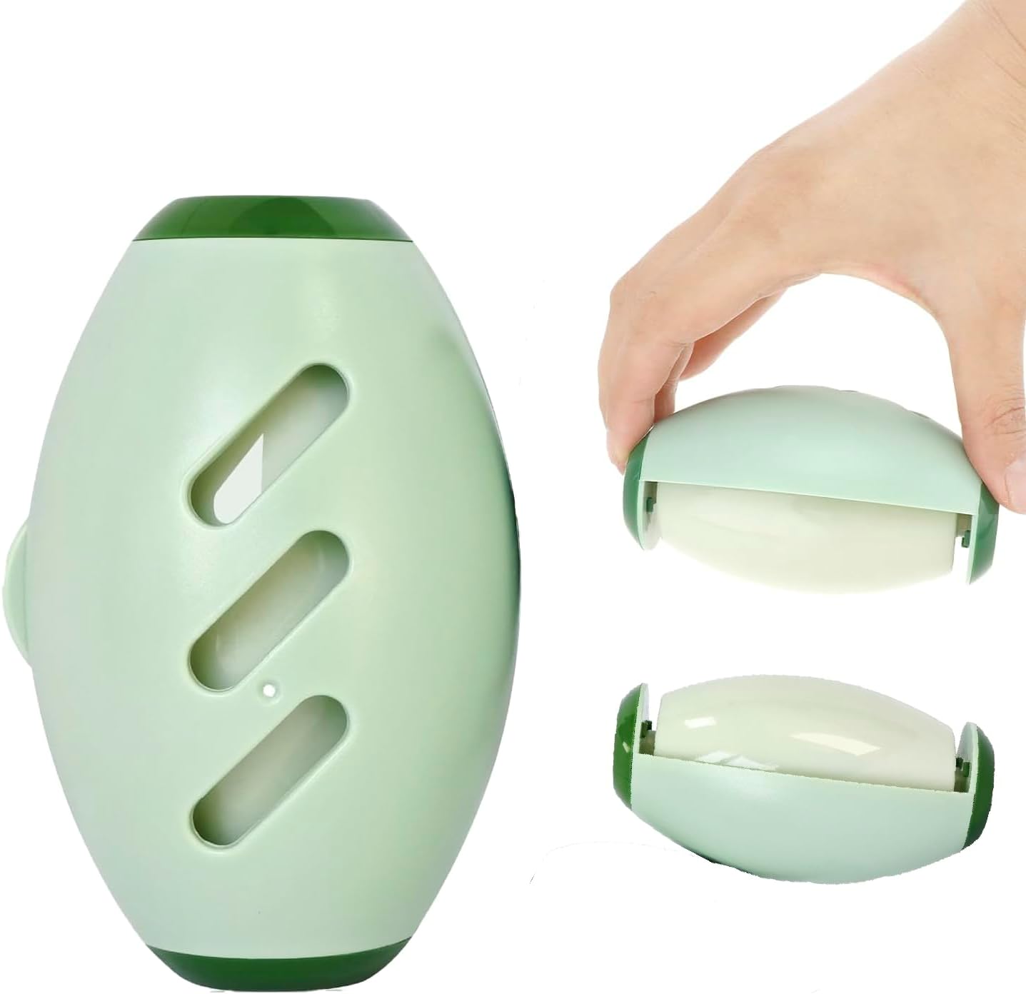 Reusable Lint Roller Ball – Extra Sticky, Washable & Travel-Friendly (Green)