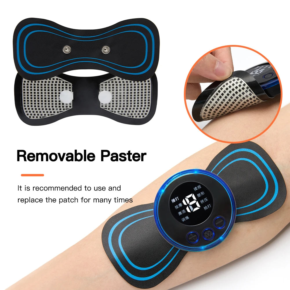 Foot Massager & Neck Massager Combo - Pin Relif Complete EMS Massage Kit