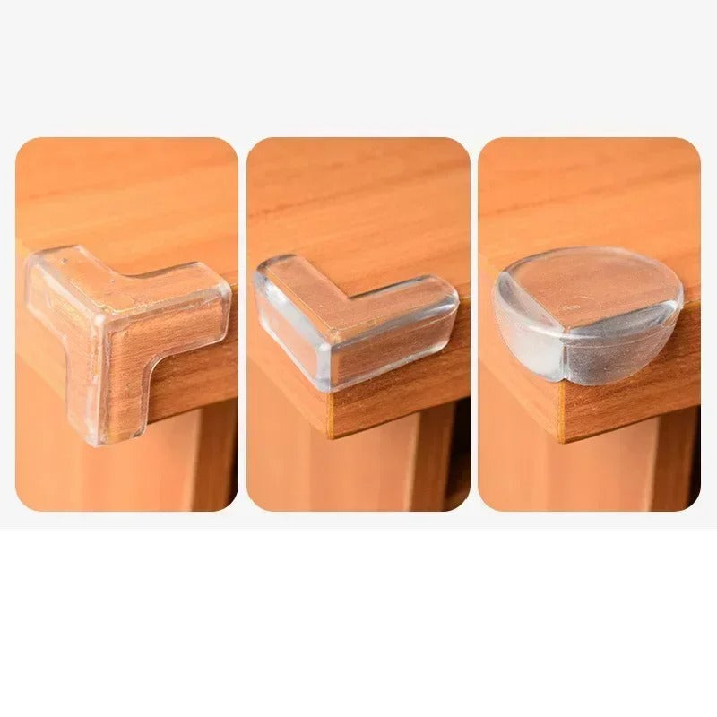 12 Pcs Safety Corner Protection Table Silicone Edge Corner Guard Transparent Anti Collision Desk Edge Protection Cover
