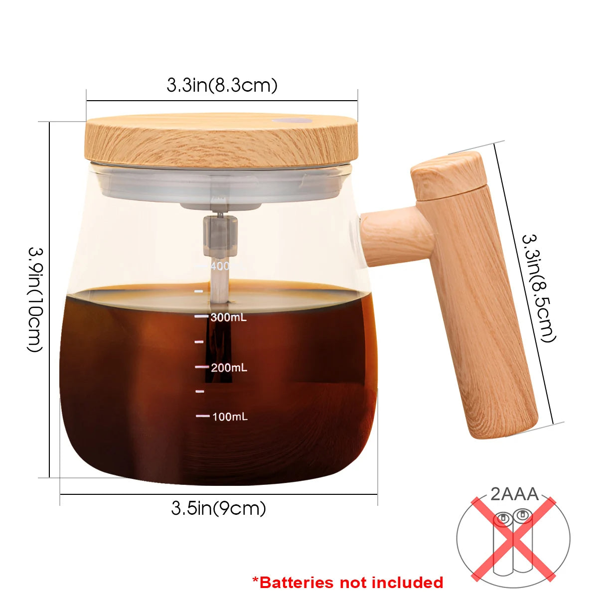 New Self Stirring Mug – 400ML USB Rechargeable High-Speed Mixing Cup
