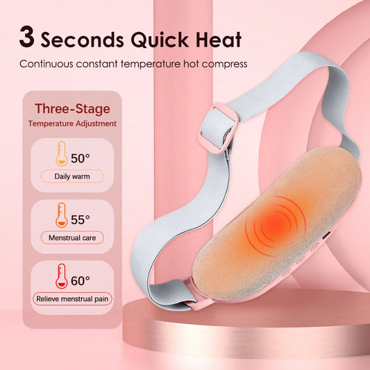 Period Cramp Relief Massager & Heating Pad