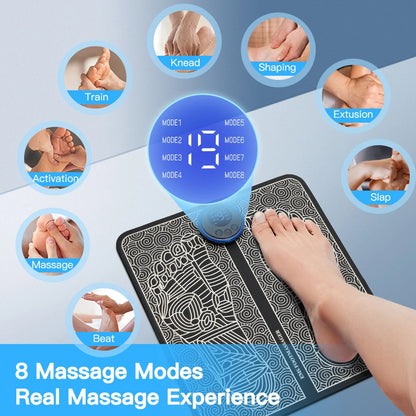 Foot Massager & Neck Massager Combo - Pin Relif Complete EMS Massage Kit