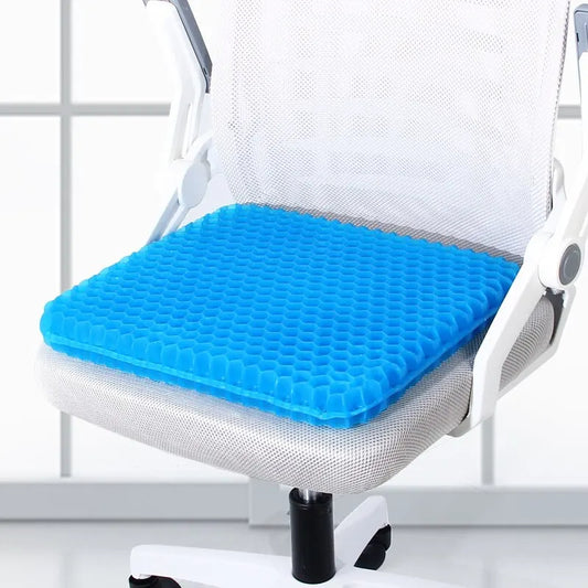 Extra Large Chair Cushion Seat Pad Breathable Honeycomb Design Car Gel Seat Cushions for Office