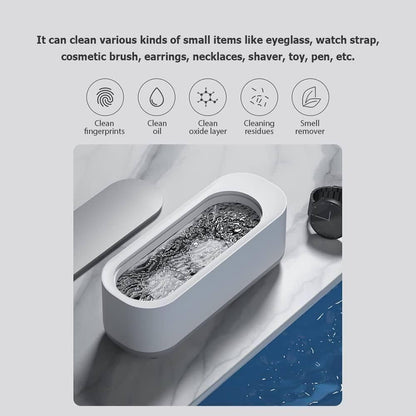 Mini Ultrasonic Eye Glasses & Jewelry Cleaner Machine