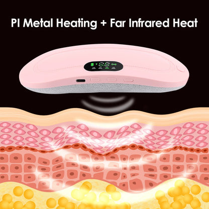 Period Cramp Relief Massager & Heating Pad