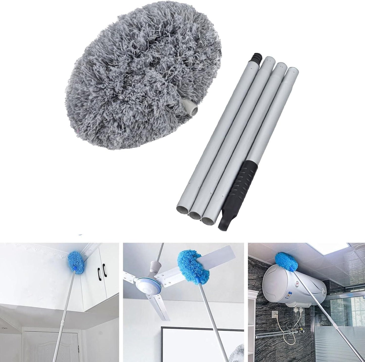 Multi-Purpose Washable Extendable Ceiling Fan Cleaner Duster