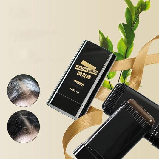 White Hair Color Correction Stick - Semi-Permanent Hair Dye Pen - (Black)