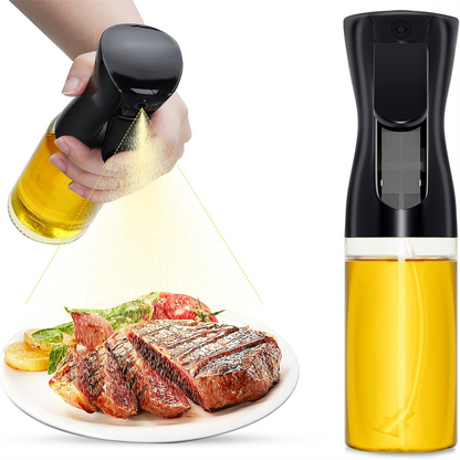 Glass Oil Spray Dispenser Bottle – 200ml Refillable Food Grade Mister for Healthy Cooking