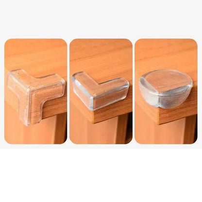 12 Pcs Safety Corner Protection Table Silicone Edge Corner Guard Transparent Anti Collision Desk Edge Protection Cover